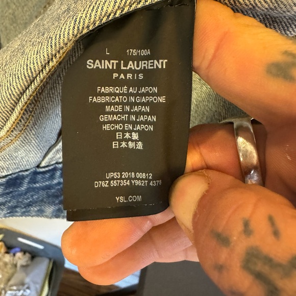 Authentic YSL Denim Jacket. - Picture 4 of 6